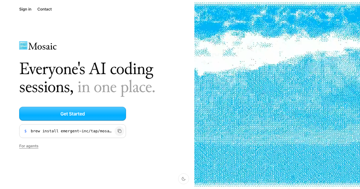 Mosaic product preview